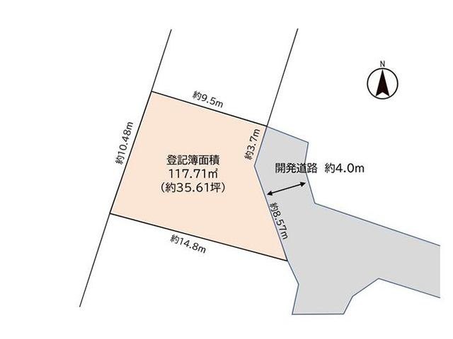 物件画像：松山市 石手白石 住宅用地